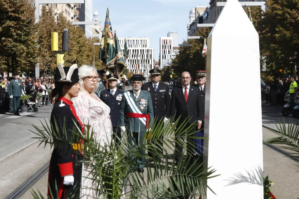 La Guardia Civil celebra en el corazón de Zaragoza su 175 aniversario