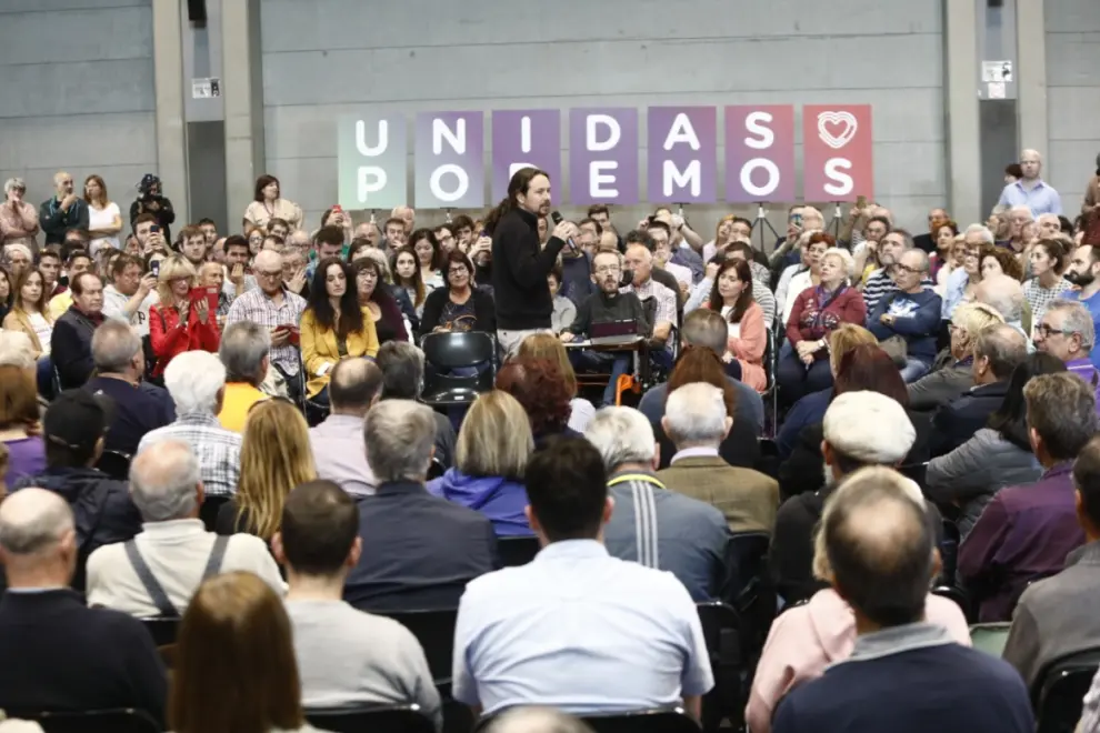 El secretario general de Podemos y candidato a la presidencia del Gobierno, Pablo Iglesias, ha afirmado este martes que el PSOE y el PP trabajan en un acuerdo de gran coalición y que tiene la impresión de que la sentencia del "procés" es "la excusa perfecta" del PSOE para gobernar con el PP.