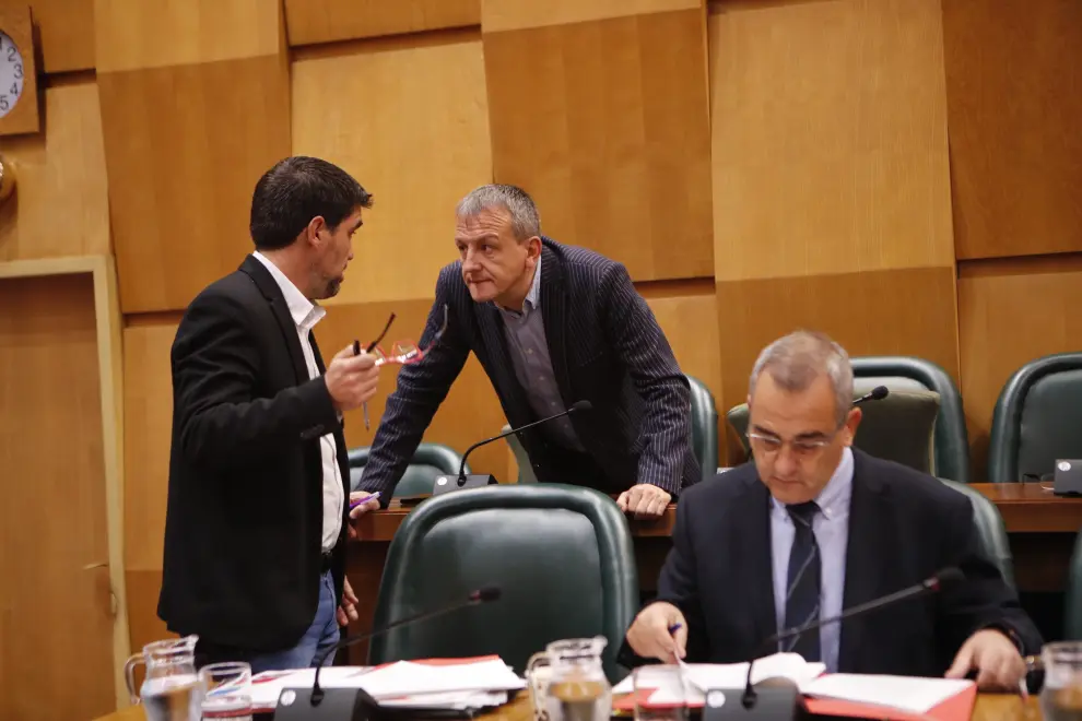 Cubero (ZeC) llama xenófobo a  Calvo (Vox) en la comisión de Hacienda
