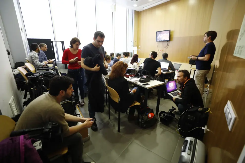 Ambiente de prensa en el juicio contra Rodrigo Lanza por el crimen de los tirantes