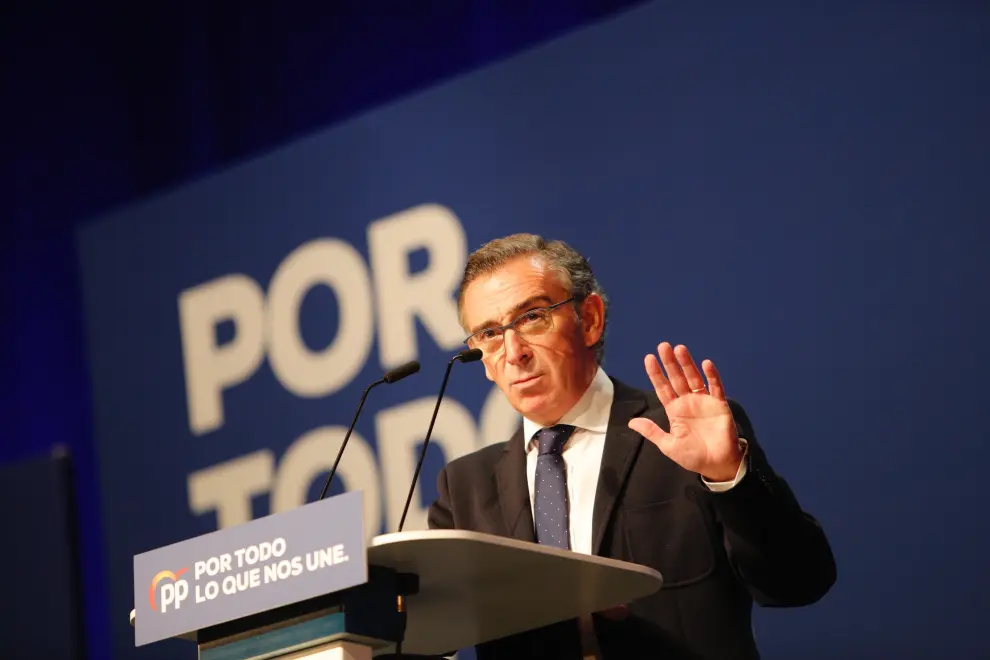 Mitin del candidato del PP Pablo Casado en Zaragoza