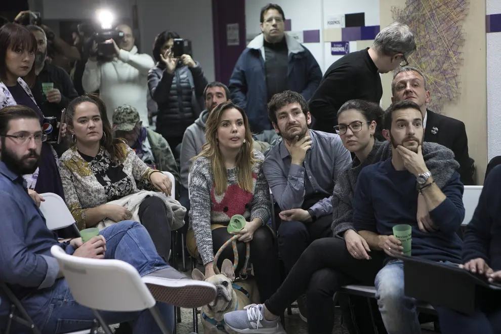 Sede Unidas Podemos en Zaragoza.