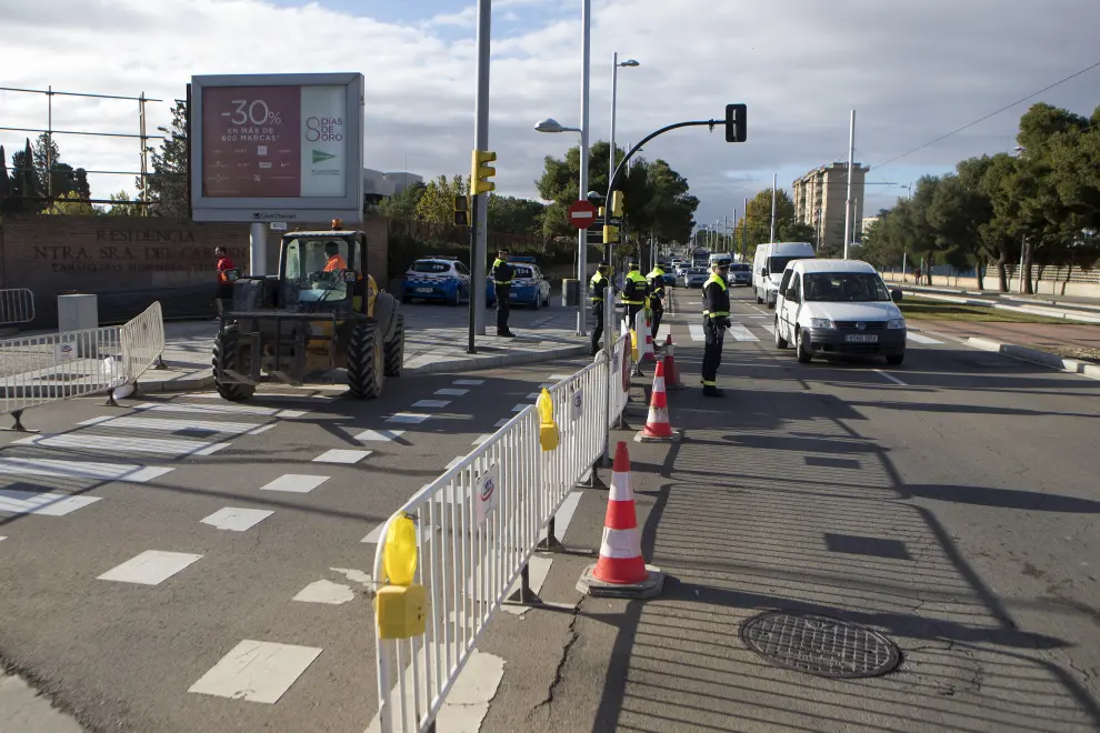 Las obras en el Paseo Infantes de España cortan el tráfico un mes
