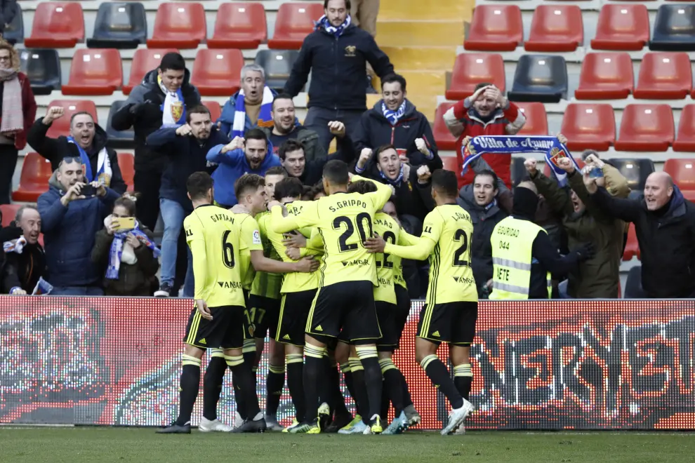 Partido Rayo Vallecano-Real Zaragoza, de la 17ª jornada de Segunda División en Vallecas