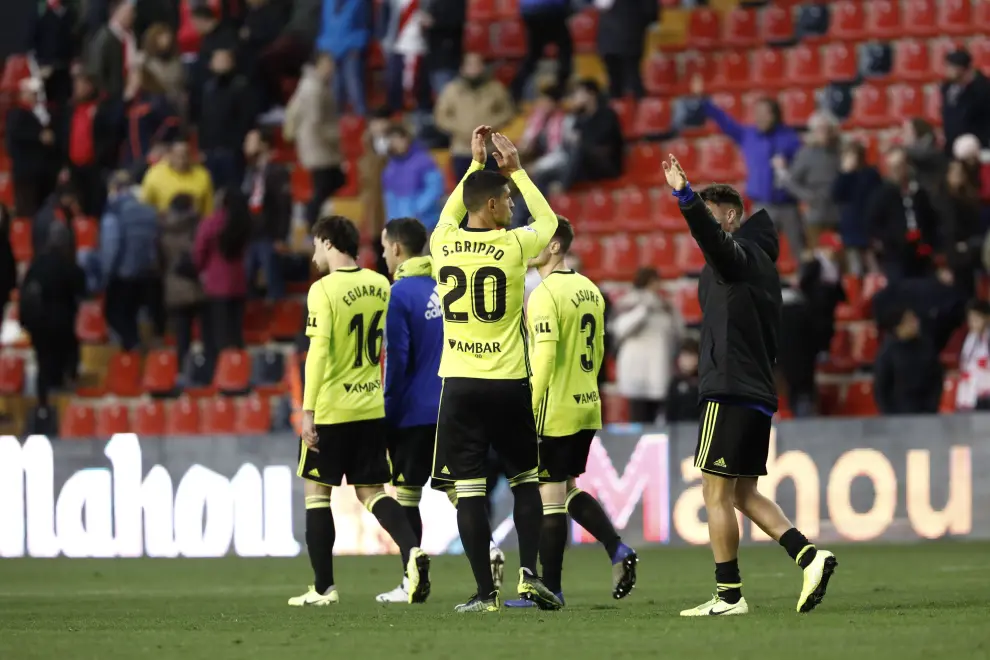 Partido Rayo Vallecano-Real Zaragoza, de la 17ª jornada de Segunda División en Vallecas