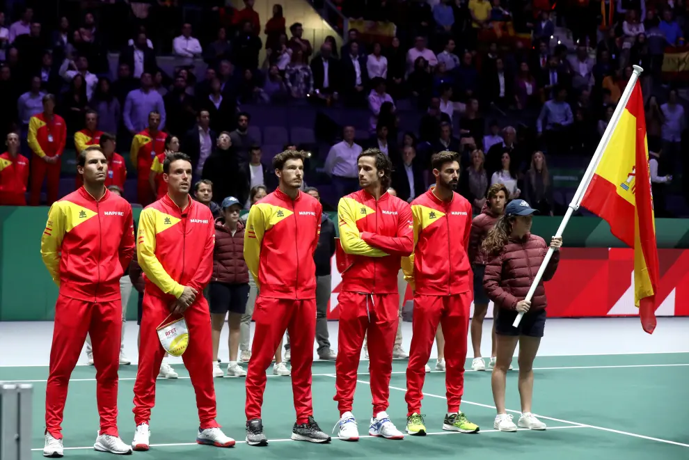Final de la Copa Davis que enfrenta a España y Canadá este domingo en la Caja Mágica de Madrid