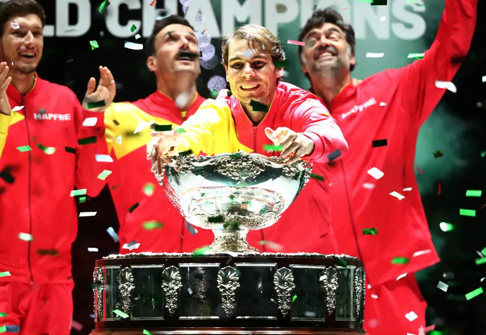 Final de la Copa Davis que enfrenta a España y Canadá este domingo en la Caja Mágica de Madrid.