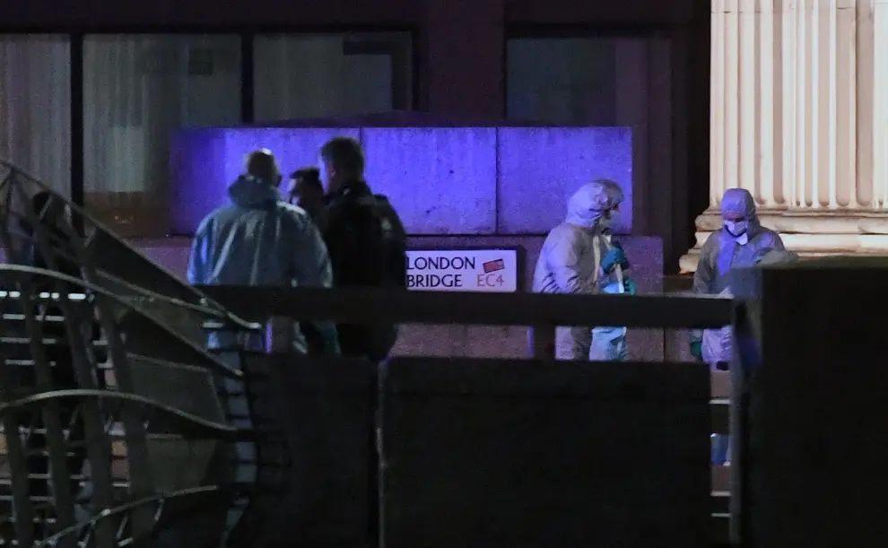 Ataque de un hombre con un cuchillo en Londres