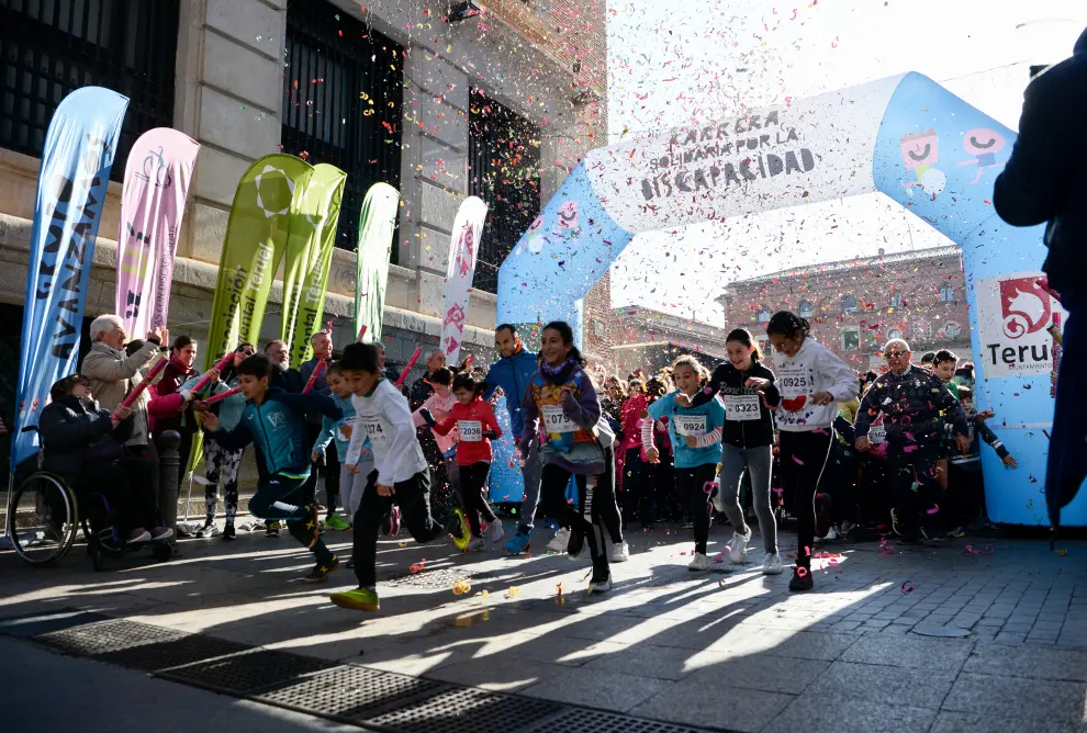 Teruel celebra la XVI Carrera Solidaria por la Discapacidad