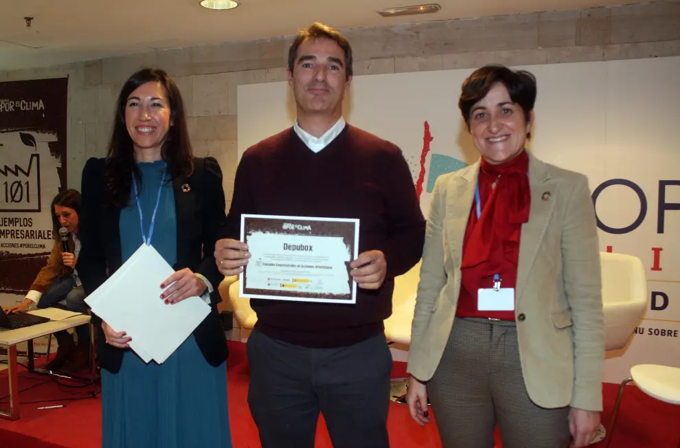 Recoge el premio José María Gómez, de Depubox.