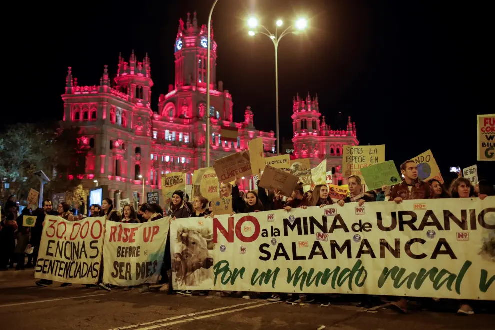 Marcha por el clíma en Madrid.