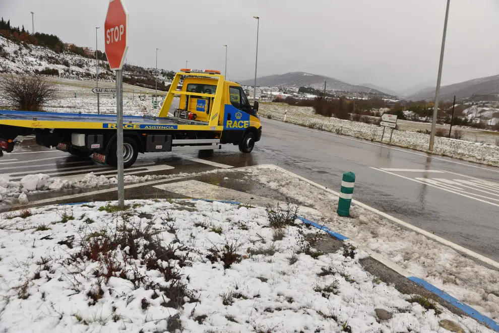 Las carreteras de Huesca recuperan la normalidad