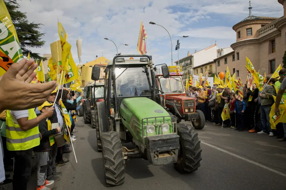 Manifestacion de agricultores de la comarca de Calatayud el 19 de octubre
