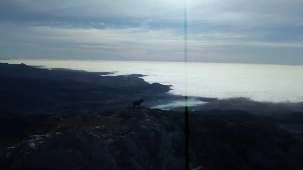 Niebla en la comarca de la Hoya de Huesca