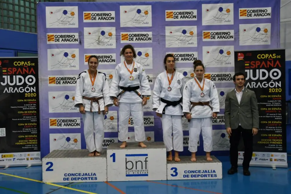 La I Copa de Judo en Binéfar cita a 131 deportistas