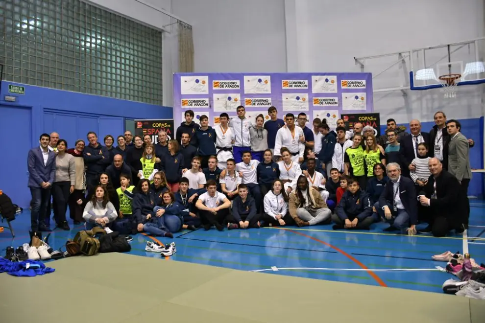 La I Copa de Judo en Binéfar cita a 131 deportistas