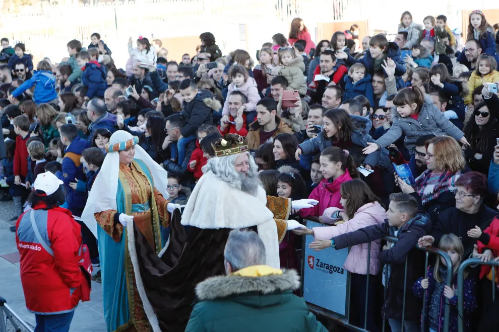 Cabalgata en Zaragoza: salida de los Reyes Magos desde Valdespartera