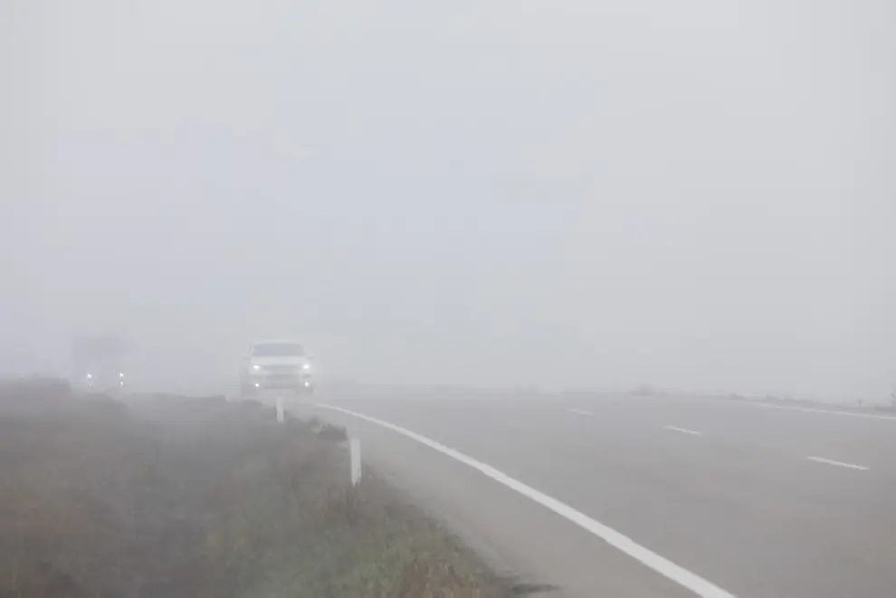 Niebla en Bujaraloz.