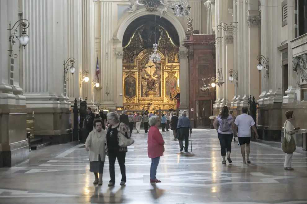 Bellas estampas de la Basílica del Pilar de Zaragoza