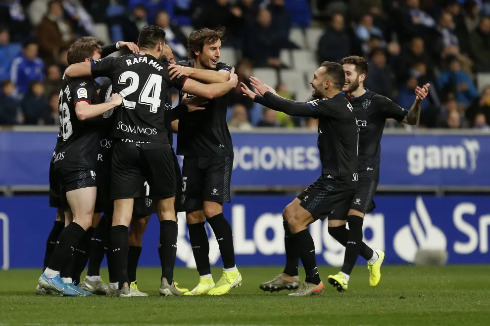 Real Oviedo VS SD Huesca en el Carlos Tartiere el 19 de enero de 2020. (Foto: Luis Manso)