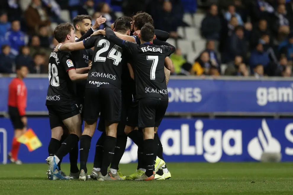 Real Oviedo VS SD Huesca en el Carlos Tartiere el 19 de enero de 2020. (Foto: Luis Manso)