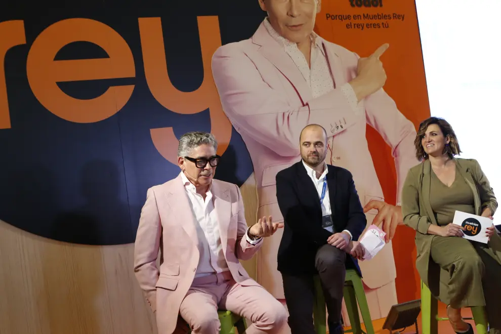 Boris Izaguirre, en la Feria del Mueble de Zaragoza 2020