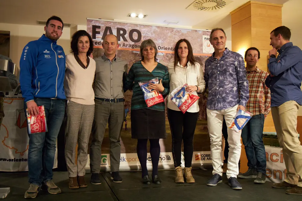 Ganadores categoría Élite: Alodia Villar, Teresa Moreno, Ana Gracia, José Baigorri, Ricardo Martín y Antonio Andreu