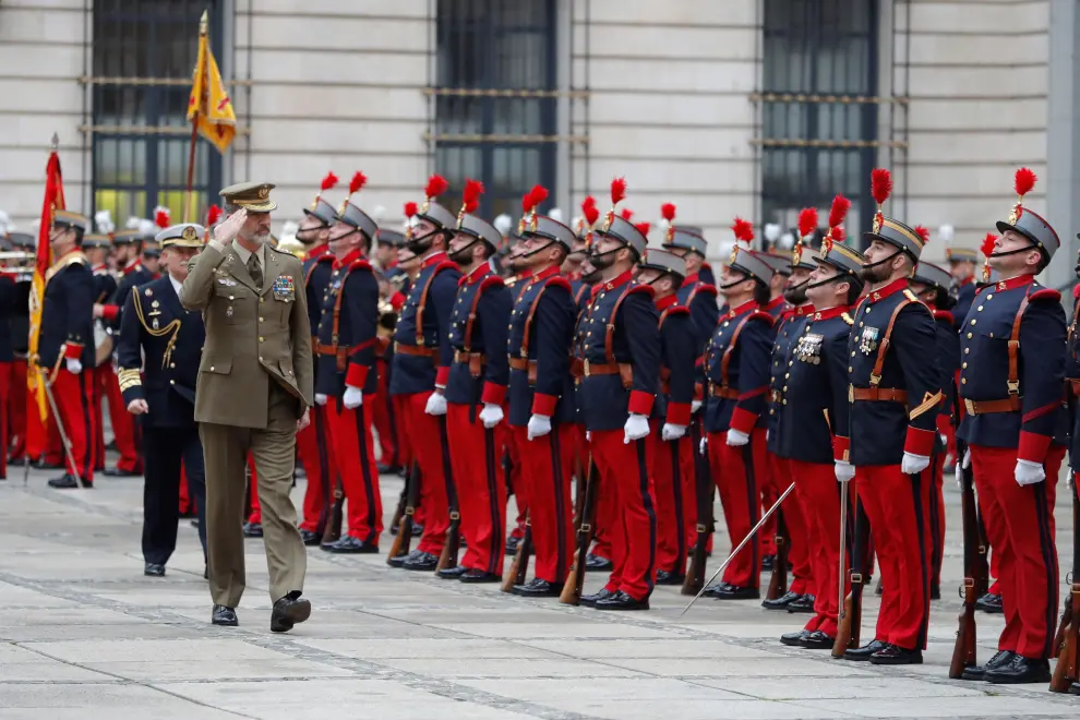 Felipe VI visita el Cuartel General del Ejército en Madrid