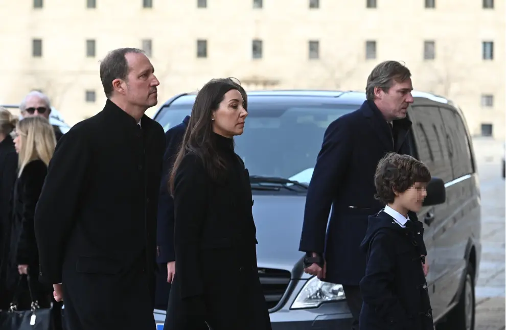 Funeral por la infanta Pilar en el Escorial.