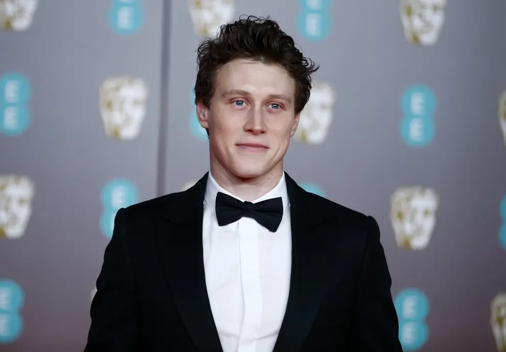 Dean-Charles Chapman and George MacKay arrive at the British Academy of Film and Television Awards (BAFTA) at the Royal Albert Hall in London, Britain, February 2, 2020. REUTERS/Henry Nicholls [[[REUTERS VOCENTO]]] AWARDS-BAFTA/