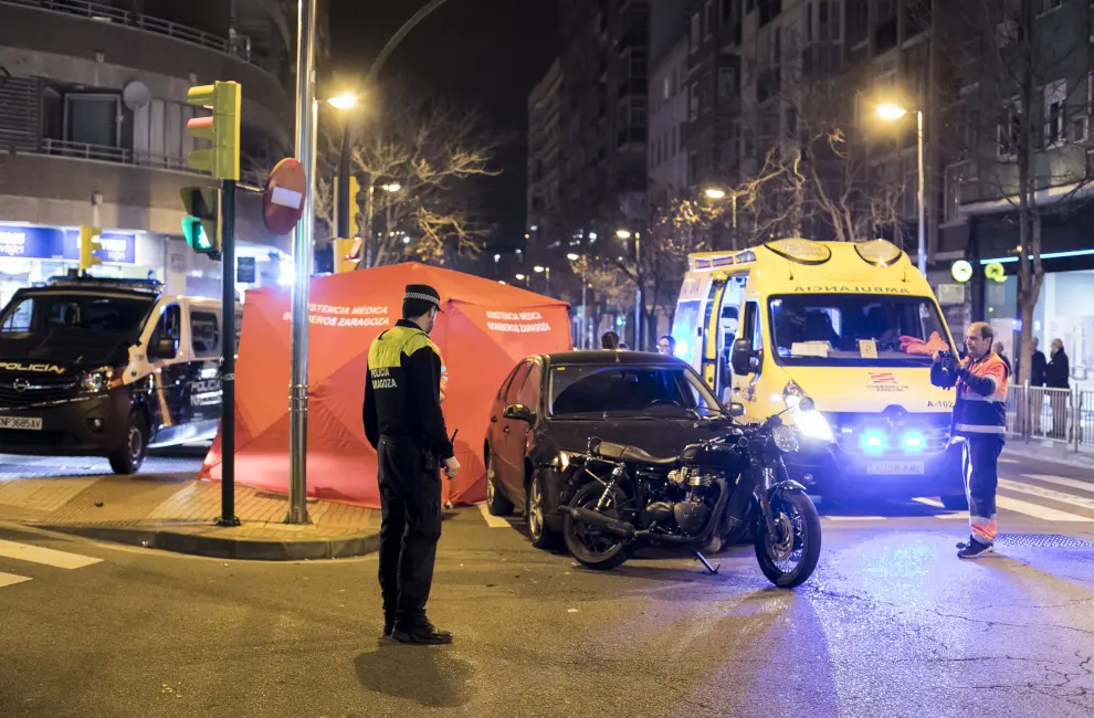 Muere un segundo motorista en la avenida de San José de Zaragoza
