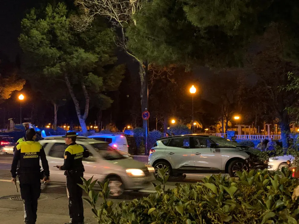 Muere un motorista en accidente de tráfico en el paseo de Cuéllar de Zaragoza.
