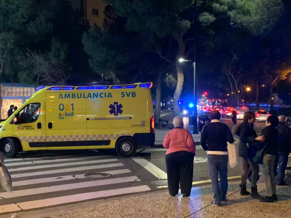 Muere un motorista en accidente de tráfico en el paseo de Cuéllar de Zaragoza.
