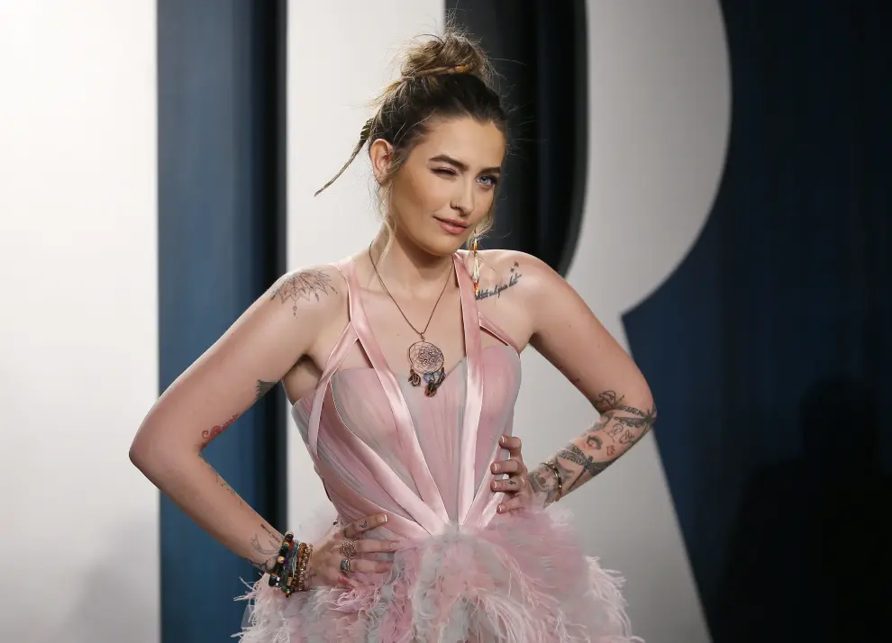 Paris Jackson attends the Vanity Fair Oscar party in Beverly Hills during the 92nd Academy Awards, in Los Angeles, California, U.S., February 9, 2020.    REUTERS/Danny Moloshok [[[REUTERS VOCENTO]]] AWARDS-OSCARS/VANITYFAIR