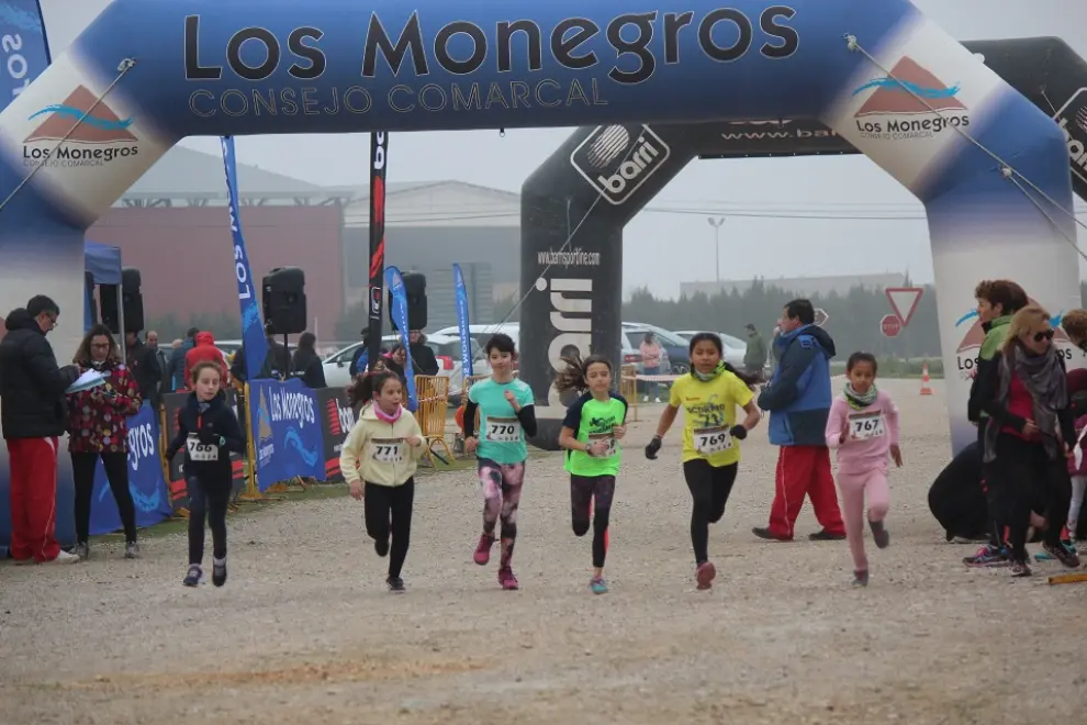 El Cross de La Laguna de Sariñena contó con más de 130 corredores.