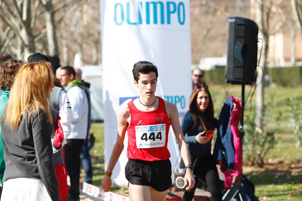 XXV Cross Olimpo-Memorial Miguel Navarro, prueba del Campeonato de Aragón individual en el Parque Oliver de Zaragoza