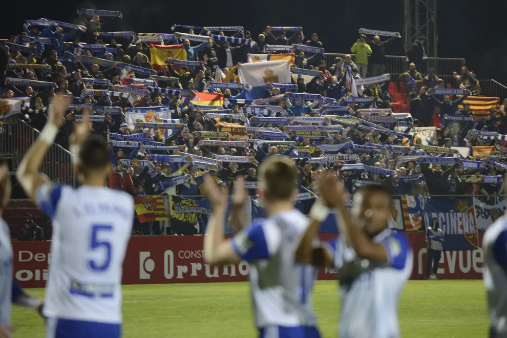 Partido Mirandés-Real Zaragoza disputado en Anduva
