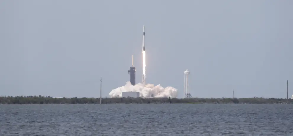 SpaceX Crew Dragon Demo2 manned space mission launches from Kennedy Space Center