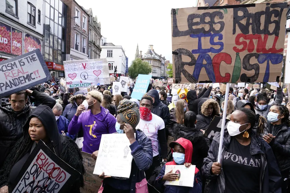 Black Lives Matter Protest in Leicester