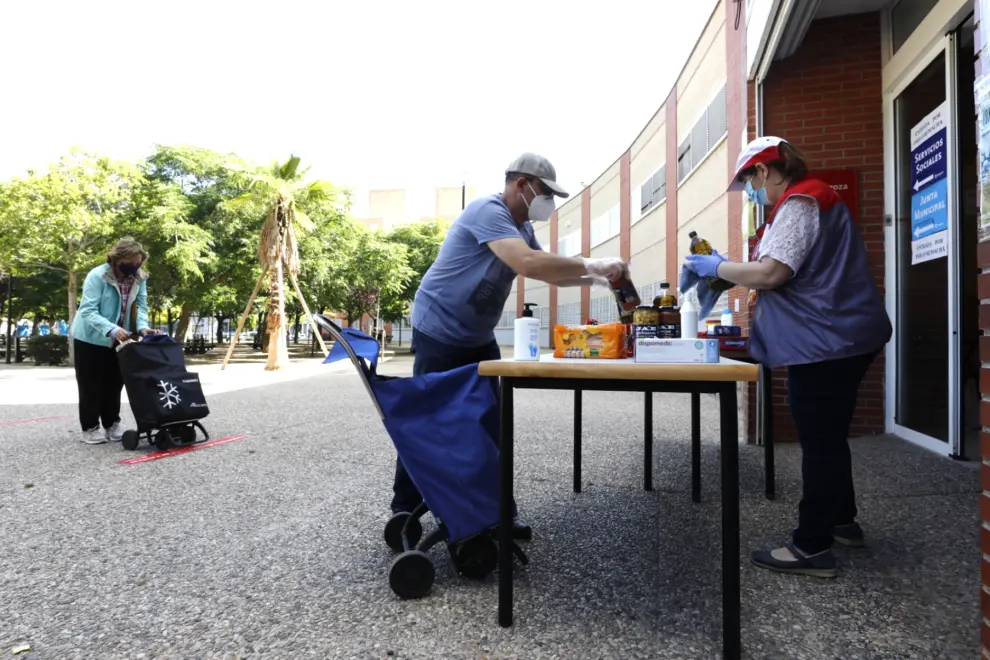 Recogida de alimentos en seis centros cívicos de Zaragoza