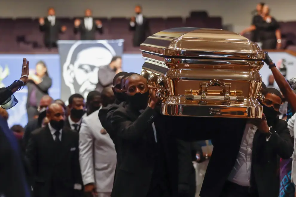 Funeral de Floyd en Houston (Texas).