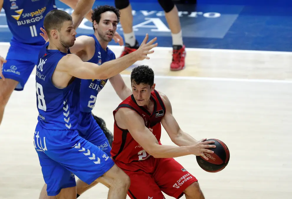 Casademont Zaragoza y San Pablo Burgos disputan el tercer partido de la segunda jornada de la fase final de la Liga ACB