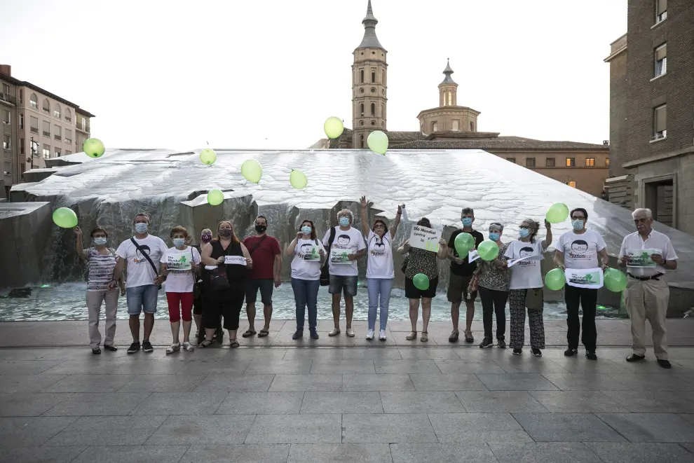 Acto del Día Mundial de la ELA en Zaragoza.