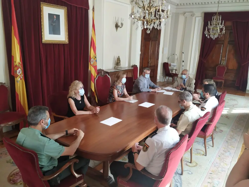 La delegada del Gobierno, Pilar Alegría, visita Huesca.