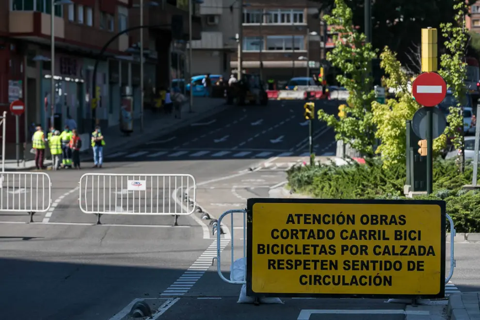 Comienza la renovación de la gran tubería de la avenida de Navarra