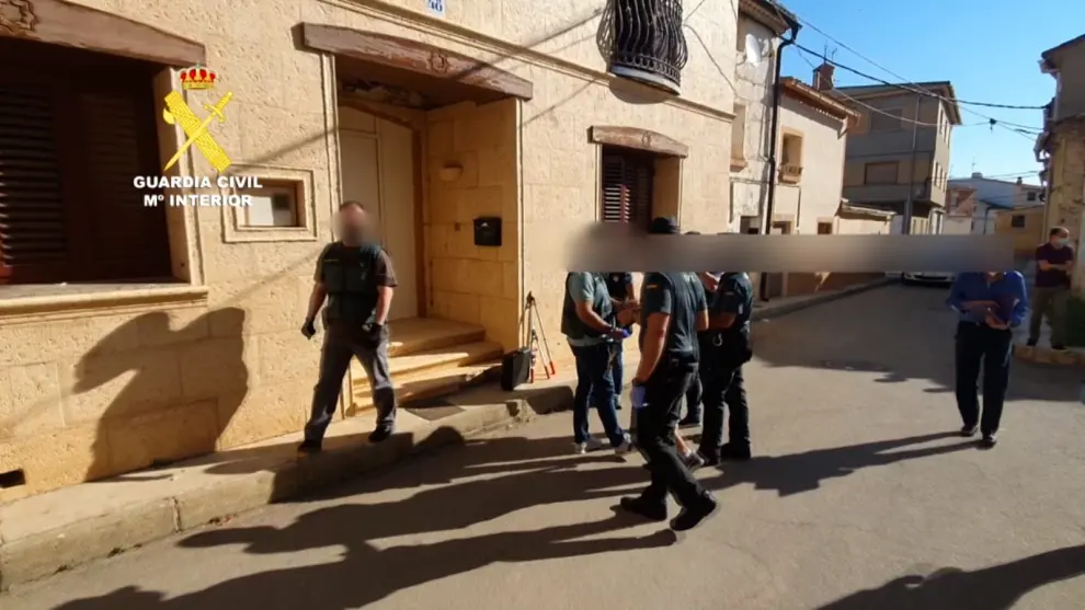 La Guardia Civil desarticula una organización criminal dedicada al tráfico de drogas en Teruel, Zaragoza y Gerona