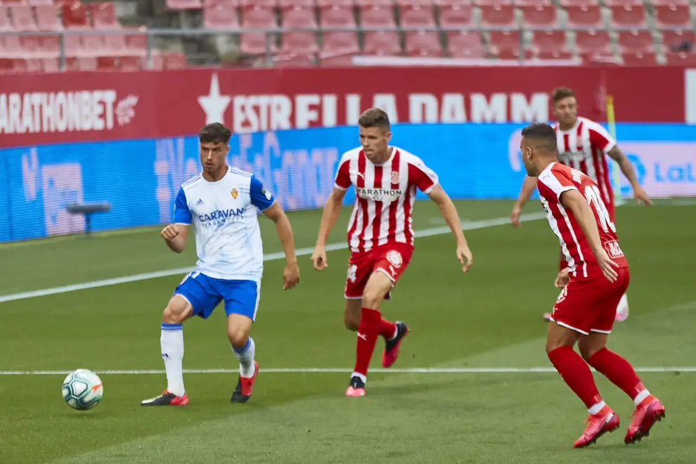 03/07/20. Girona FC 19/20 contra el Real Zaragoza 19/20.  Liga SmartBank Jornada 28