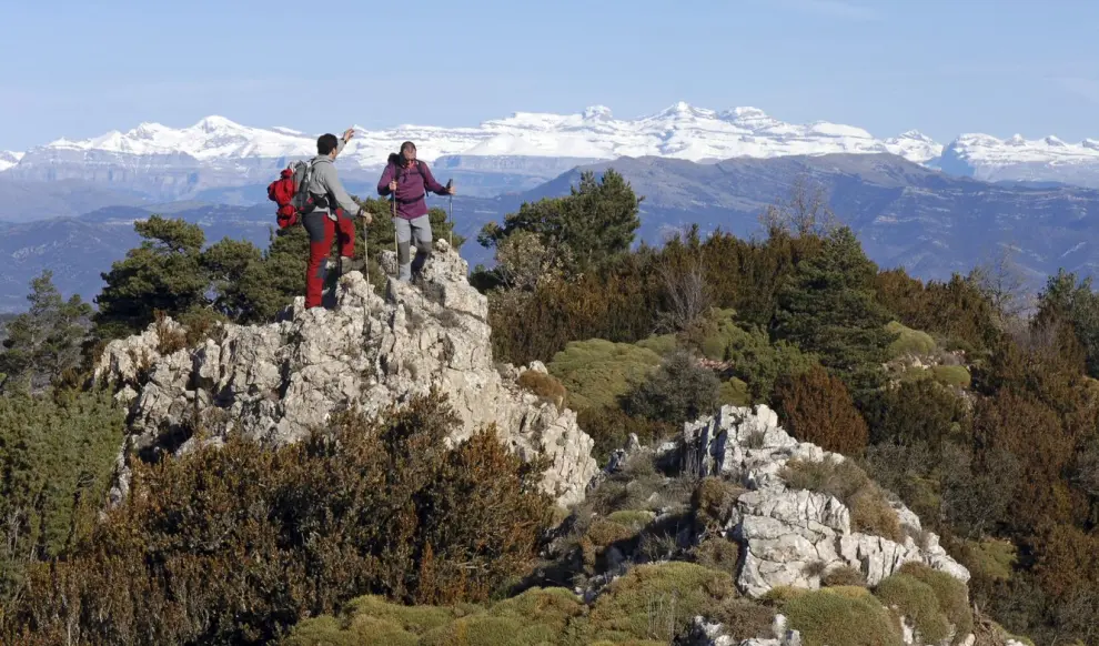 Actividades de turismo activo en la comarca Hoya de Huesca