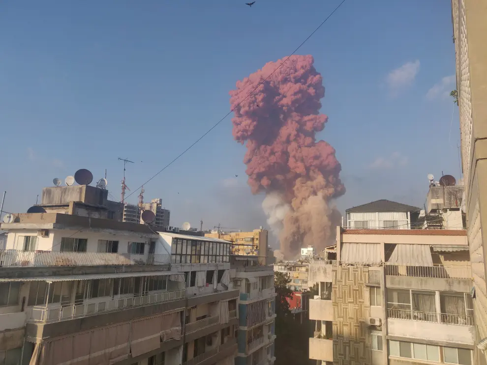 Explosiones en el puerto de Beirut
