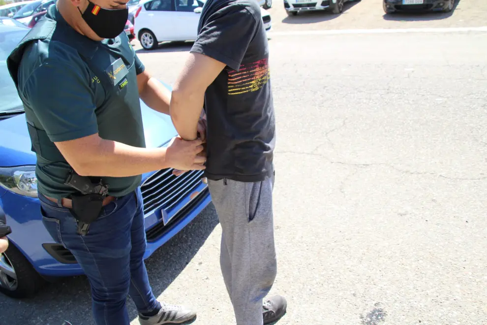 Operación de la Guardia Civil por el intento de asesinato por encargo en La Muela